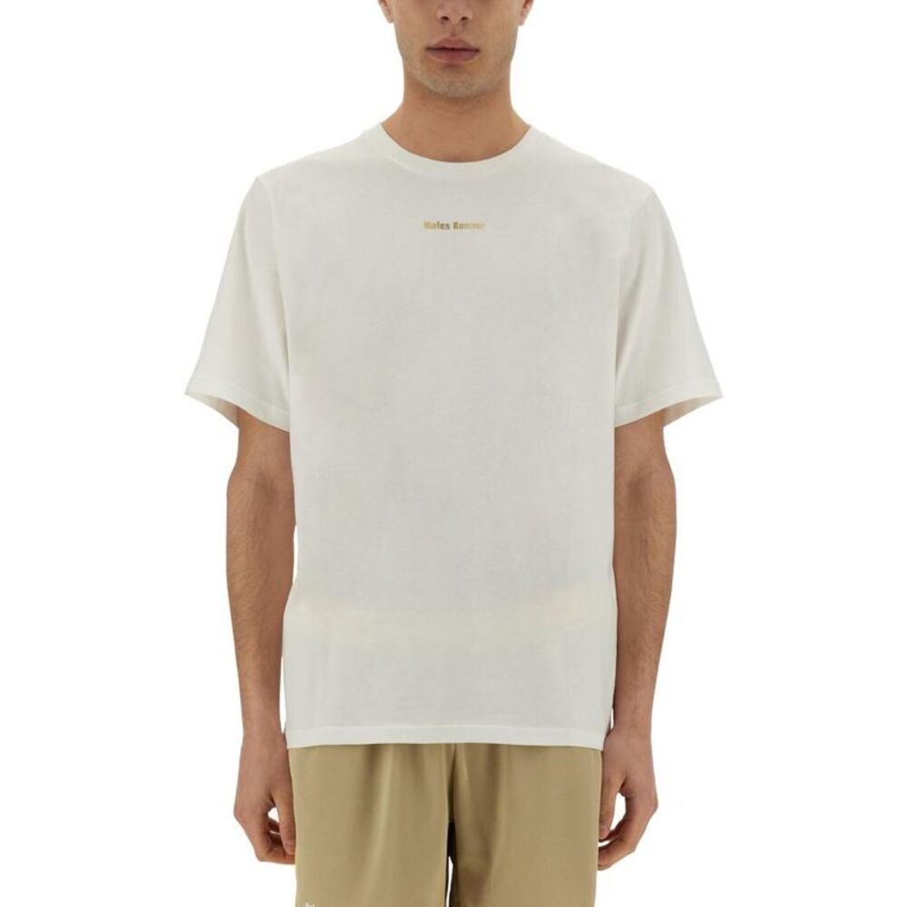 WALES BONNER Logo T-Shirt Men WHITE T-Shirts